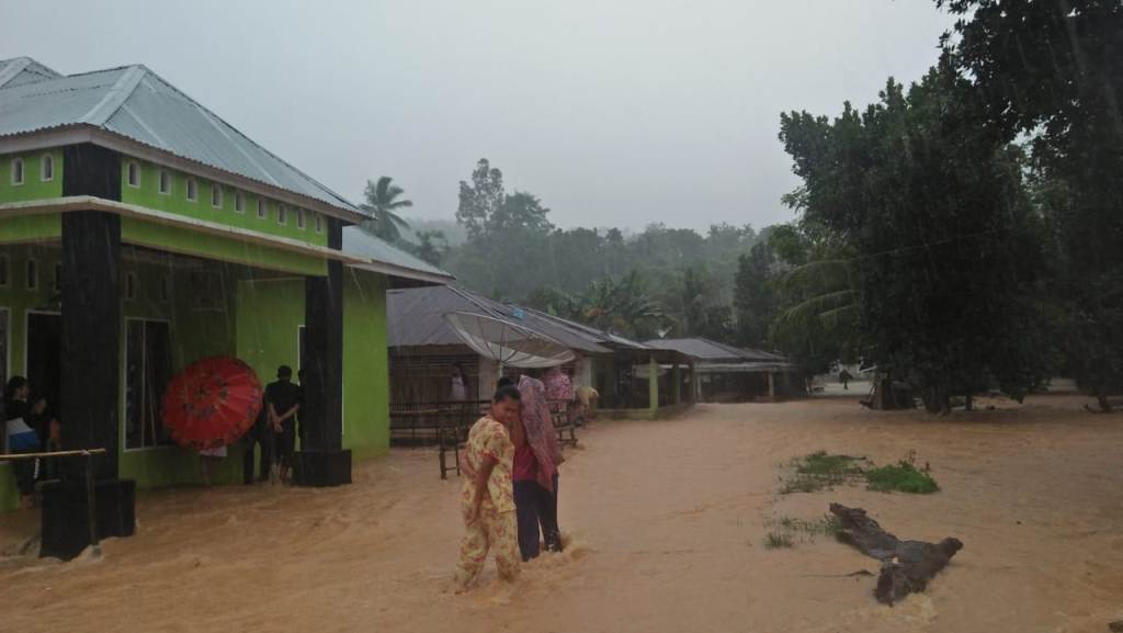 Pesisir Selatan Dilanda Banjir,  Puluhan Rumah Terendam